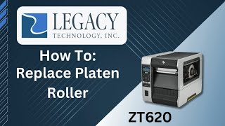 How To Replace Platen Roller  Zebra ZT620 [upl. by Collayer153]