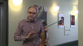 Concertmaster Andrew Beer on the Guadagnini violin [upl. by Dosh]