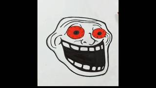 Troll face drawing shorts drawing viralvideos [upl. by Ware]