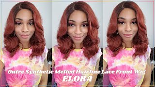 Glamourtress  Outre Synthetic Melted Hairline Lace Front Wig  ELORA [upl. by Gerrald707]