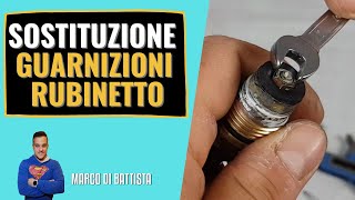 Come sostituire le guarnizioni di un miscelatore con manopole TUTORIAL [upl. by Colet]