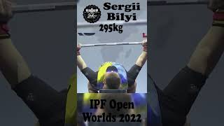 Sergii Bilyi  1st Place 10225kg Total  105kg Class 2022 IPF World Open Championship [upl. by Ylellan]