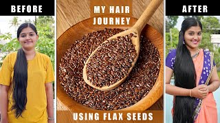 ശരിക്കും ഞാൻ ഞെട്ടി 😲 മുടി ഇരട്ടിയായി  FLAX SEEDS FOR FAST HAIR GROWTH [upl. by Aronoff]