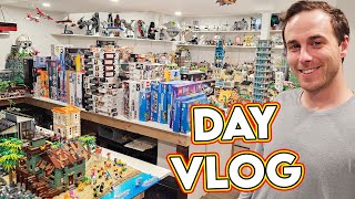 The LEGO Room Feels Small Bricksie Family Day VLOG [upl. by Nonez]