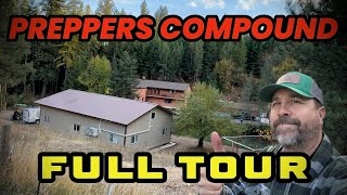 Full Prepper Homestead Tour Preppers Workshop  Food Pantry  Garden  Chicken Coop amp More [upl. by Suki306]