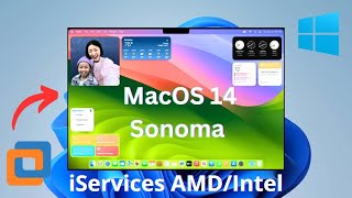 Install MacOS Sonoma 14 on VMware  iServices works AMDIntel [upl. by Ammamaria]