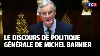 Lintégrale du discours de politique générale de Michel Barnier [upl. by Forrest675]