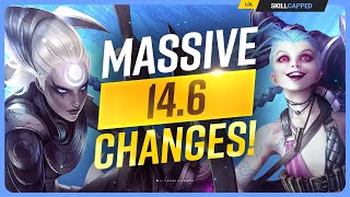 NEW PATCH 146 CHANGES MASSIVE UPDATE  League of Legends [upl. by Acirtal]