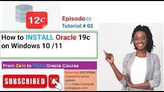 Tutorial 2How to INSTALL Oracle 19c on Windows 10 11 [upl. by Mascia]