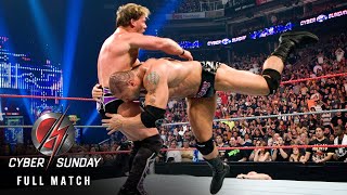 FULL MATCH Chris Jericho vs Batista – World Heavyweight Title Match Cyber Sunday 2008 [upl. by Yrffej358]