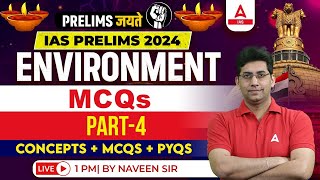 Environment Ecology MCQs Test  4 UPSC Prelims 202425 By Naveen Tanwar Sir [upl. by Bodi711]