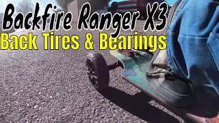 How to Change Back Tires amp Bearings  Backfire Ranger X3 [upl. by Eisserc]