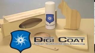 Digi Coat on Wood Coating for sublimation transfer printing [upl. by Adnov]