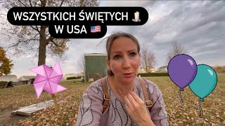 VLOG🇺🇸 ZAMIAST KWIATÓW WIATRACZKI BALONY i pikniki NA amerykańskich CMENTARZACH 😳 [upl. by Pritchett]