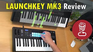 LAUNCHKEY MK3 MIDI keyboard Review amp Tutorial  2537 vs 4961  Generative Arp by Novation [upl. by Tallou]