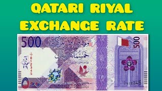 Qatari Riyal QAR Exchange Rate  What is the value of Qatari Riyal [upl. by Arekat]