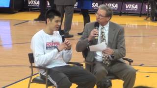 8asianscom Houston Rockets Jeremy Lin PostGame Q amp A 21213 at GSWs Asian Heritage Night [upl. by Euqnimod875]