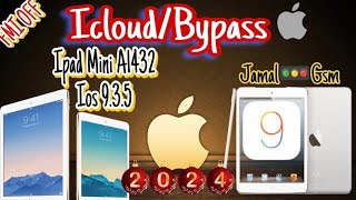 ipad mini🍎 a1432 All ios 935 icloud🔒 bypass 🔓 Remove 2024 🔥 FMI OFF 😱 [upl. by Lsiel]