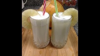 Pina colada how to make pina colada at home virgin pina colada recipe [upl. by Peers]