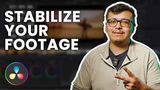 Davinci Resolve Tutorial How to use the Warp Stabilizer for smooth video footage [upl. by Ydnac]