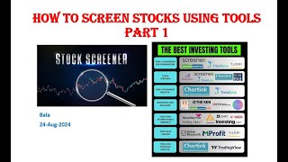 How to use screen tools for stock filtering Part 1 [upl. by Nordin]