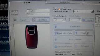 SRS Read Unlock Code on new Samsung C270 within 2 minutes [upl. by Ainex213]