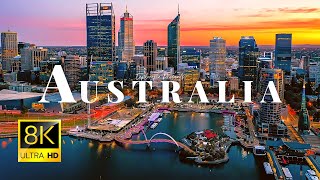 Cities of Australia 🇦🇺 in 8K ULTRA HD 60 FPS Drone Video [upl. by Mosa]