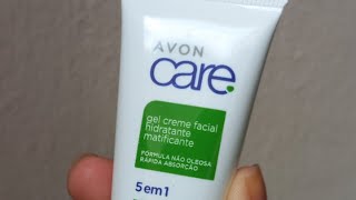 GEL CREME FACIAL HIDRATANTE MATIFICANTE AVON CARE  Versão Mini 20g 💚 [upl. by Desma]