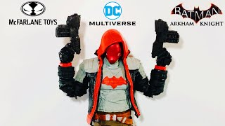 McFarlane Toys DC Multiverse Arkham Knight Red Hood Review [upl. by Anoerb]