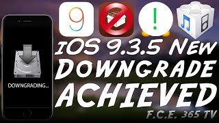 iOS 935 Downgrade to iOS 90 Achieved [upl. by Yhtnomit787]