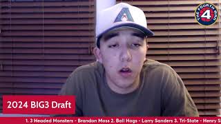 2024 BIG3 Draft Livestream [upl. by Morvin]