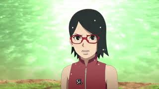 sarada aprende el chidori boruto [upl. by Morna]