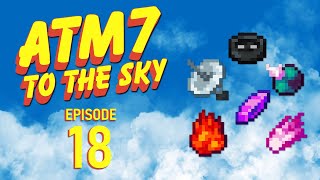 Minecraft ATM7 To The Sky  Ep18  Making a List Checking It Twice [upl. by Ennovyhc]