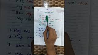 Three letter words  English Reading CVC  Phonics Kindergarten UKG English [upl. by Eitten]