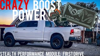 RESTORING LOST POWER AFTER PUTTING 37s ON MY CUMMINS BUILD  STEALTH PROGRAMMER FIRST DRIVE REVIEW [upl. by Prue]