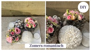 ROMANTISCH ZOMERS BLOEMSTUK 🌸💕  DIY Cursus Bloemschikken 156  Carlein Tukkers [upl. by Coffeng]