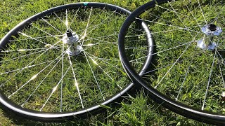 Carbon Wheel Build step by step lacing process using LightBicycle Recon Pro rims [upl. by Alakim]