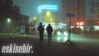 Foggy Night Walk in Turkey Eskisehir  4K [upl. by Russo]