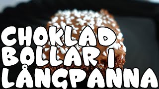 BAKAR CHOKLADBOLLAR I LÅNGPANNA  CHOKLADBOLLAR MED MARABOU RECEPT [upl. by Sparke]