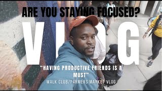 You Staying Focused I joined a walking club  VLOG [upl. by Yroj]