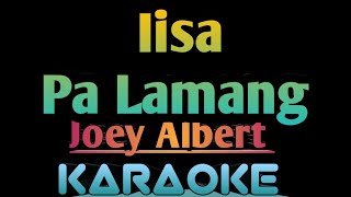 IISA PA LAMANG  JOEY ALBERT KARAOKE ingkoykaraoke [upl. by Llennor209]