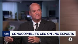 ConocoPhillips CEO Ryan Lance on consolidation Its the right thing to be doing for our business [upl. by Annavoj887]