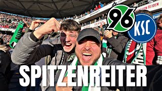 HANNOVER auf die EINS🔥 Hannover 96  Karlsruher SC Stadionvlog [upl. by Jamilla889]