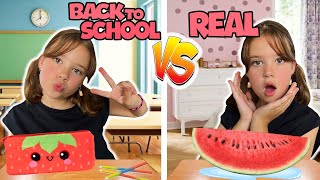 BACK TO SCHOOL VS REAL STUFF [upl. by Daas619]