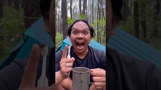 SIMPLE ideas you should know 🪥 camping survival bushcraft outdoors lifehack [upl. by Melmon]