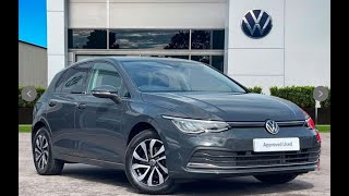 Approved Used Volkswagen Golf Active 10 eTSI DSG Urano Grey  Wrexham Volkswagen [upl. by Lewak]