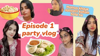 Navratri ktam hote he ki momos party 🥳🥳🥳🤩🤩💫💫viralvideo dailyvlog [upl. by Gran]