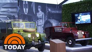 See Queen Elizabeth II’s vehicle collection at Rockefeller Center [upl. by Enywtna672]