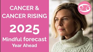 CANCER 2025 SUN amp RISING ASTROLOGY YEARLY FORECAST [upl. by Renato]