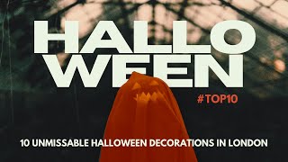 🎃 10 Spooktacular Halloween Decorations in London 2024 🎃 [upl. by Herwick]